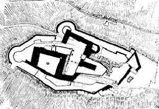 Alter Festungsplan von ca. 1930